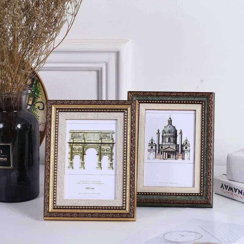 Court Retro Style Home Decoration, Picture Three-Dimensional Photo Frame, New , Office Desktop Ornament H260306