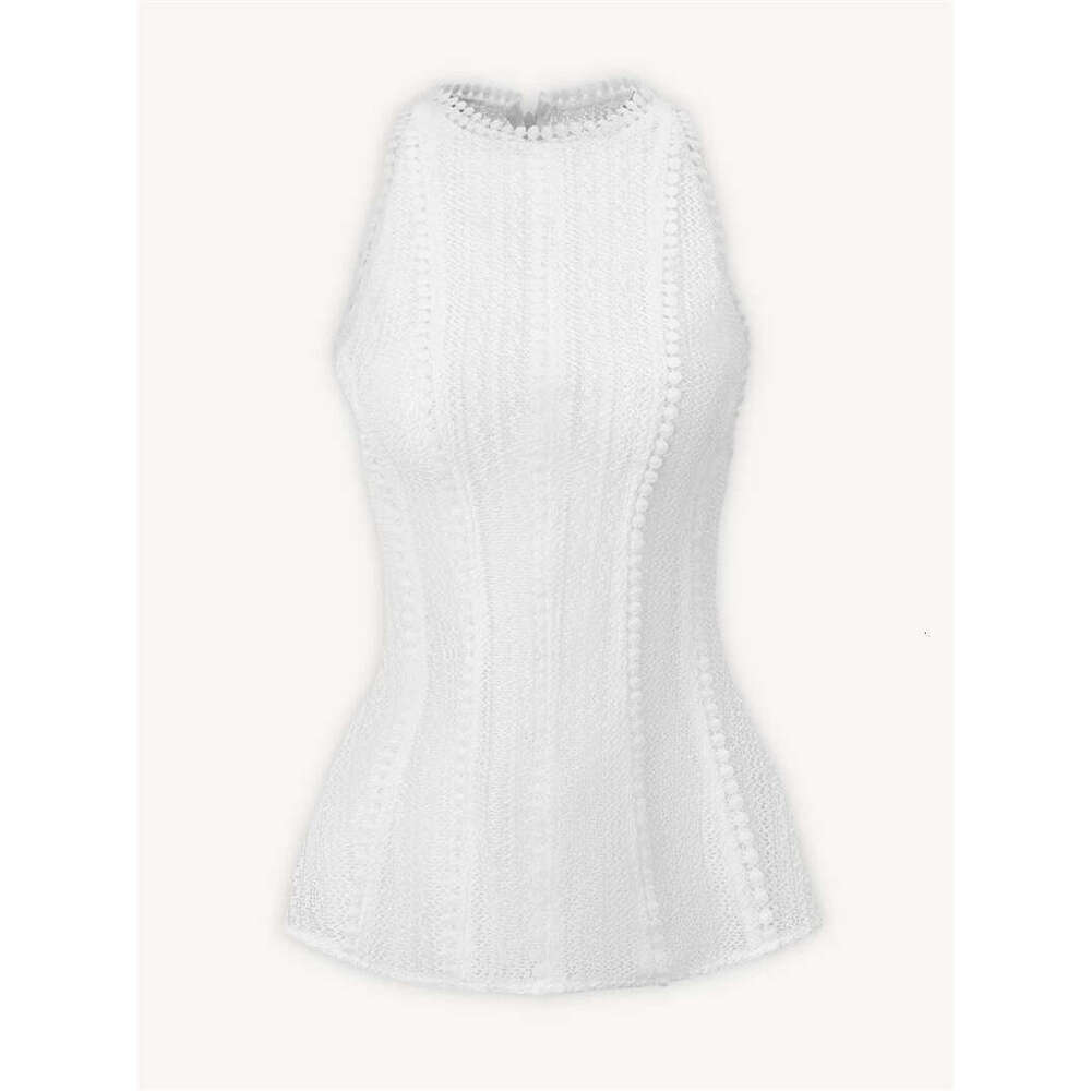 2026 Spring/Summer Women's Designer a3 Style Elegant Goddess Sleeveless Tank Top Layered Long Skirt Set