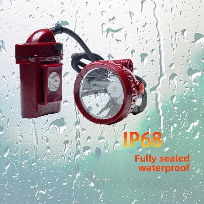 Waterproof And Explosion-Proof Rechargeable Mining Lamp Head Mounted 90 Freely Rotating Ultra Long Endurance Strong Headlight H260307