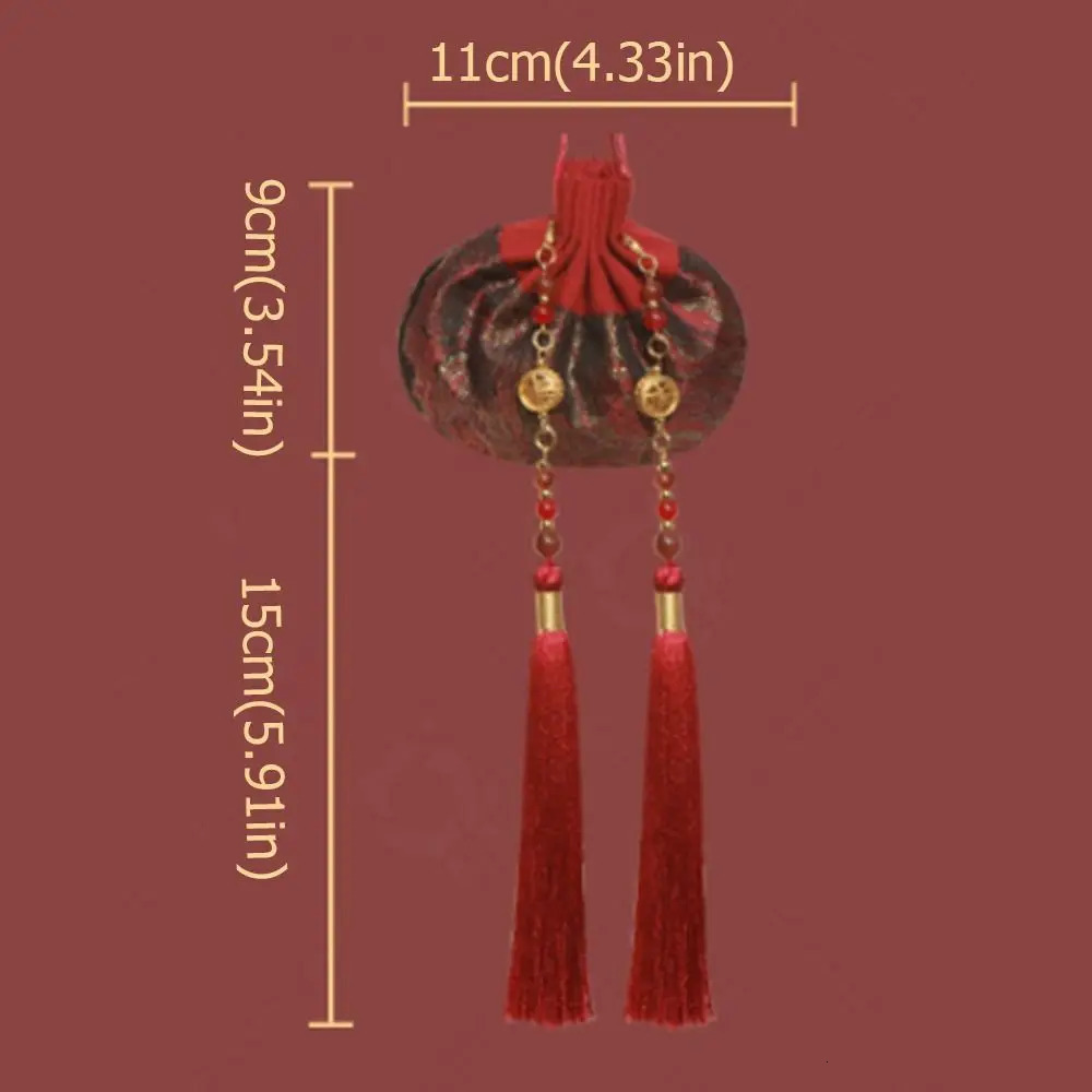 Empty Chinese Style Cloth Sachet Embroidery Jewelry Bag Tassel Storage Portable Exquisite Hanging Pouchperfume 260307