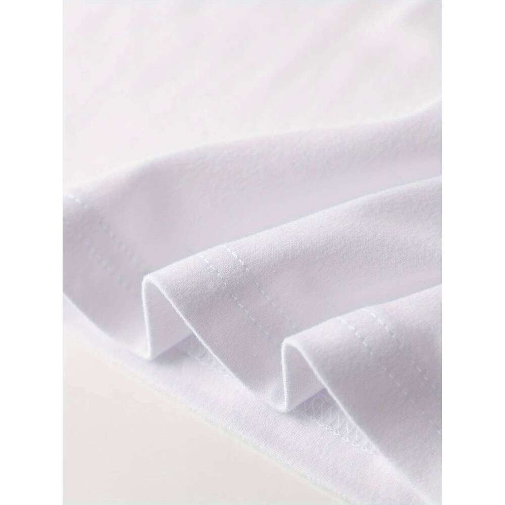 Women's Casual Short Sleeve T-Shirt "Enjoy the Little Things" Print - Black with White Cursive Lettering Ladies T Shirts XJ260306