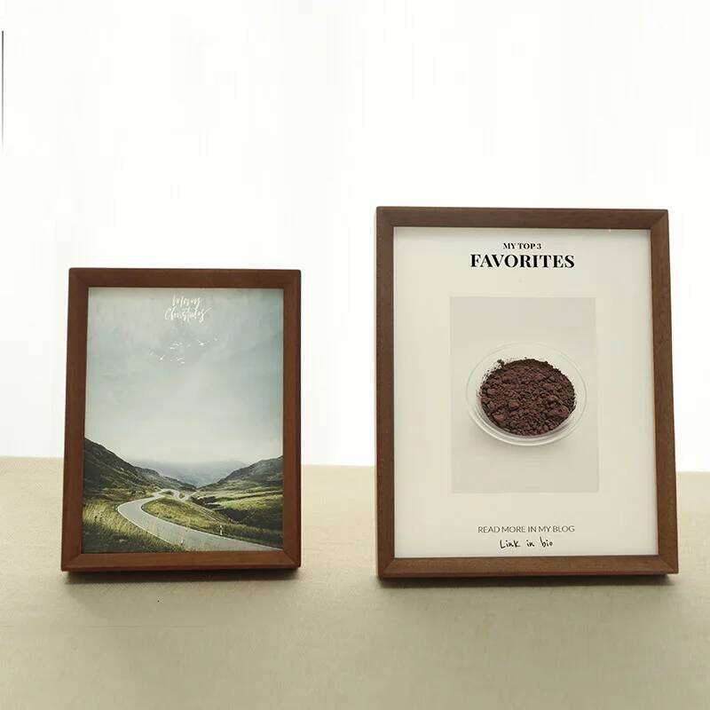 Solid Beech Wood Sandalwood Pendulum Household Nordic Style Creative Handwork Adornment Desktop Photo Frame New H260306