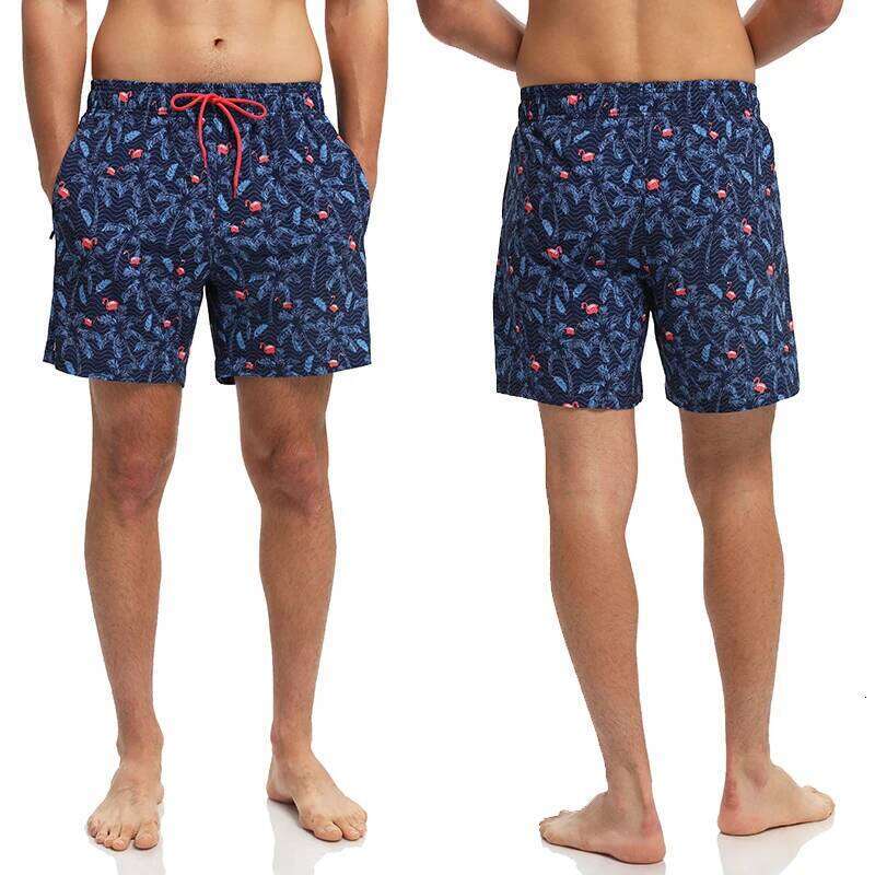 ESCATCH 2026 New Arrival Swimming Trunks Compression Liner 2 In 1 Printing Quick-Dry Gym Sports Mens Shorts Zipper Pockets Outdoor Equipment