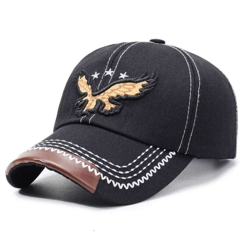 Fashionable Eagle-Embroidered Outdoor Sun Hat - Baseball Cap Style for Vacation & Leisure Y260304