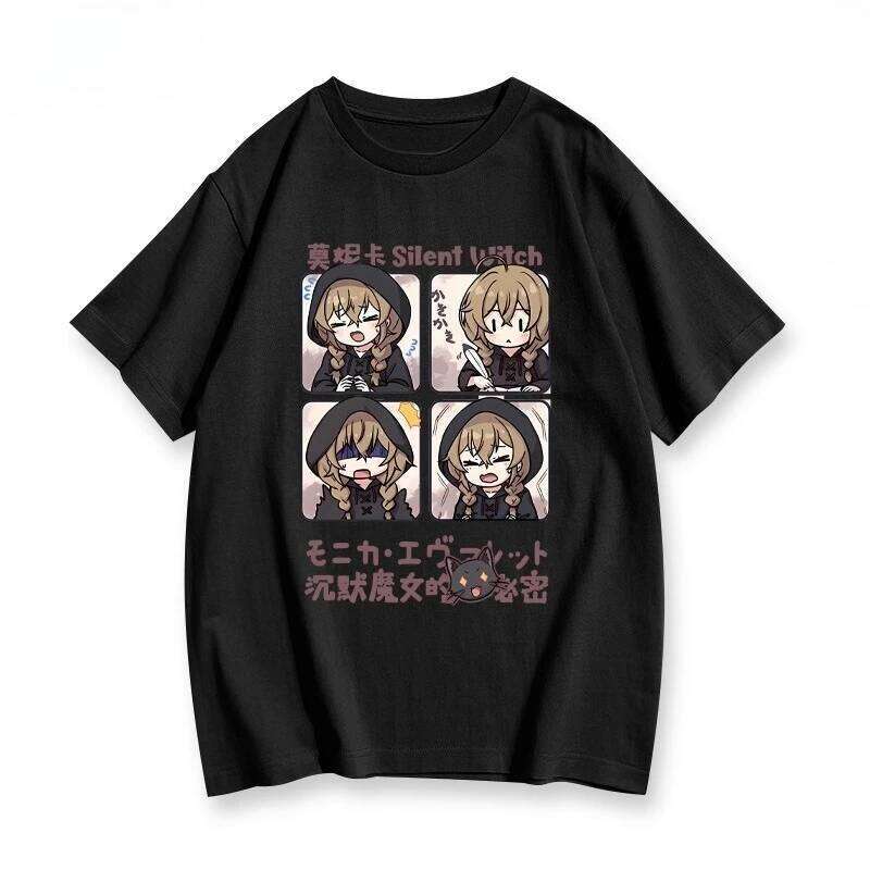 Secret of The Silent Witch Anime Shirt Shoujo Girl Camisa Cotton O-neck Kawaii Cute Style Printed Streetwear Harajuku Tee XJ260306