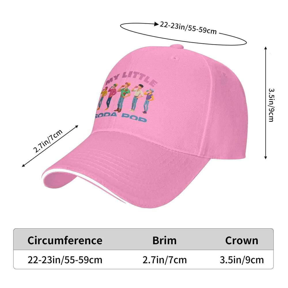 My Little Soda Pop Saja Boys Kpop Demon Hunters Casual Baseball Cap Running Hippie Hip Hop Hats Summer Adjustable Women Men Y260304