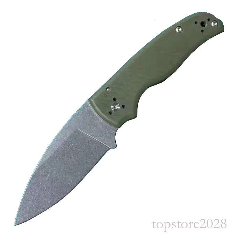 Top Quality C229 Folding Knife S30v pocket knife Stone Wash Serrated Blade Green G10 Handle Outdoor Camping Survival EDC Pocket Knives - view 6