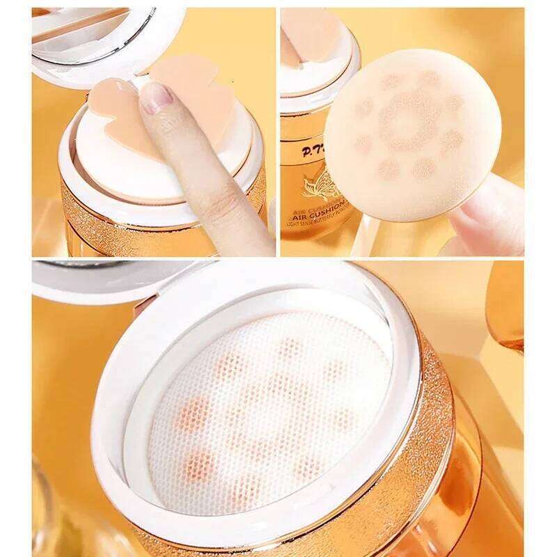 Air Cushion BB Cream Butterfly Powder Puff Moisturizing Foundation Concealer Whitening Oil-control Waterproof Makeup Cosmetics 26Li0306