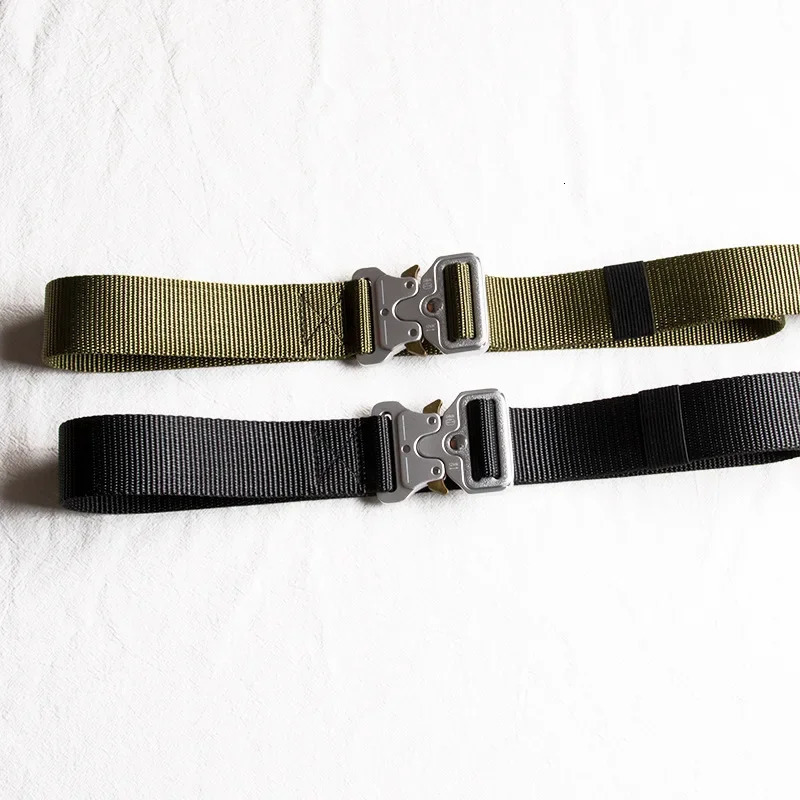 38cm 3cm 25cm Canvas Tactical Belt for Male and Female Trend Fashion Hip Hop Punk Y2k Girdle Outdoor Sports Youth Waistband 260302