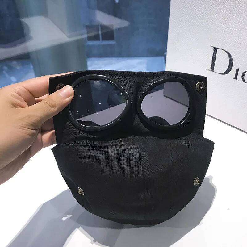 Unisex Summer Baseball Caps With Glasses Aviator Hat Female Personality Hip Hop Peaked Cap Male Outdoor Sports Sun Visor gorras Y260304