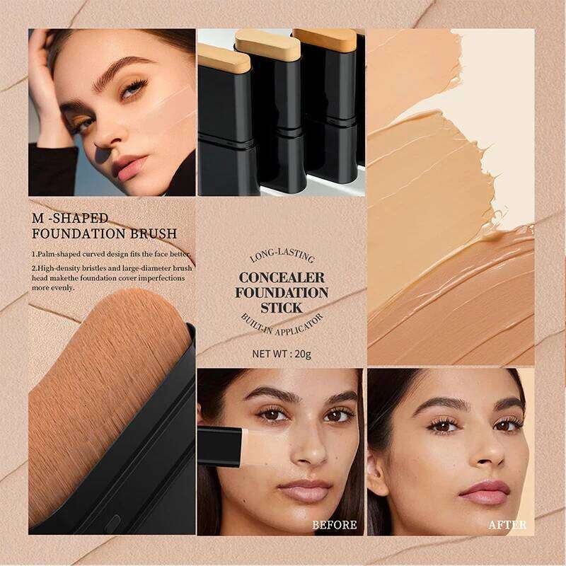 Eraser contour stick moisturizing,light,long-lasting waterproof,breathable concealer natural,docile liquid foundation 26L0306