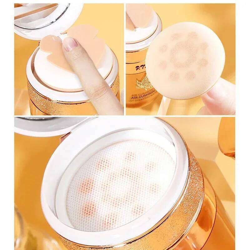Air Cushion BB Cream Butterfly Powder Puff Moisturizing Foundation Concealer Whitening Oil-control Waterproof Makeup Cosmetics 26L0306