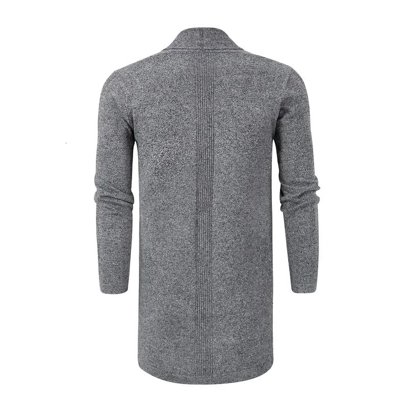 Cardigan pocket autumn and winter cashmere padded warm casual mens knitted sweater coat 260306