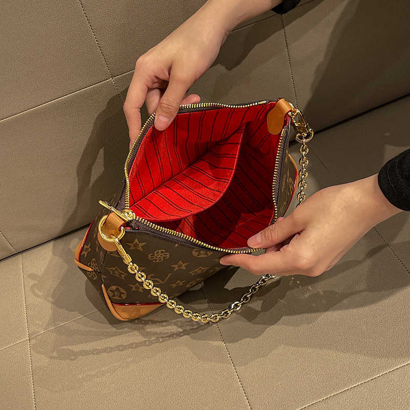 Designer Crossbody Dumpling Bag for Women New Luxury Printed Baguette Bag Casual Large Capacity Shoulder Bag Luxury Underarm Bag