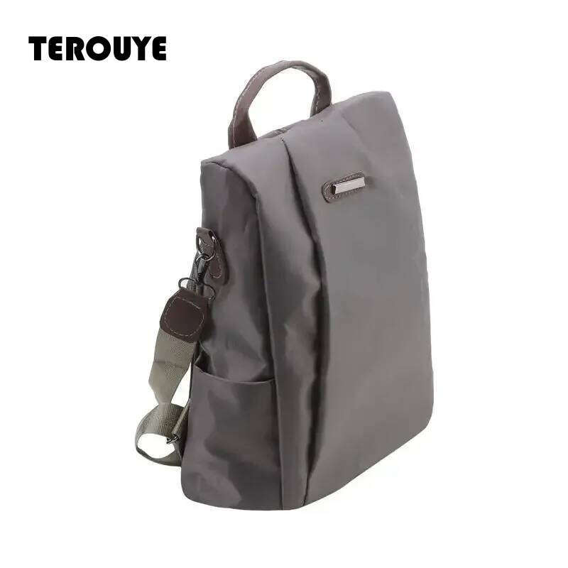 New Women's Fashionable Multifunctional Solid Color Backpack Detachable Casual Portable Shoulder Strap TEROUYE