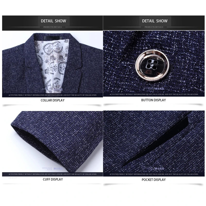 BROWON Arrival Mens Blazer Jacket Suit Wedding Prom Party Slim Fit Smart Casual Suit Men Jacket Business Men Suit Jacket 260306