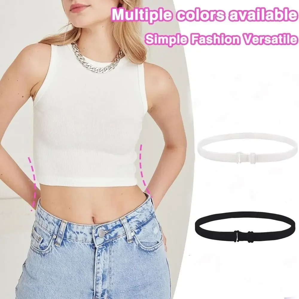 Highly Elasticity Crop Adjustable Band Adjustable for Transform The Way Your Tops Crop Band for Tucking Shirts 260302