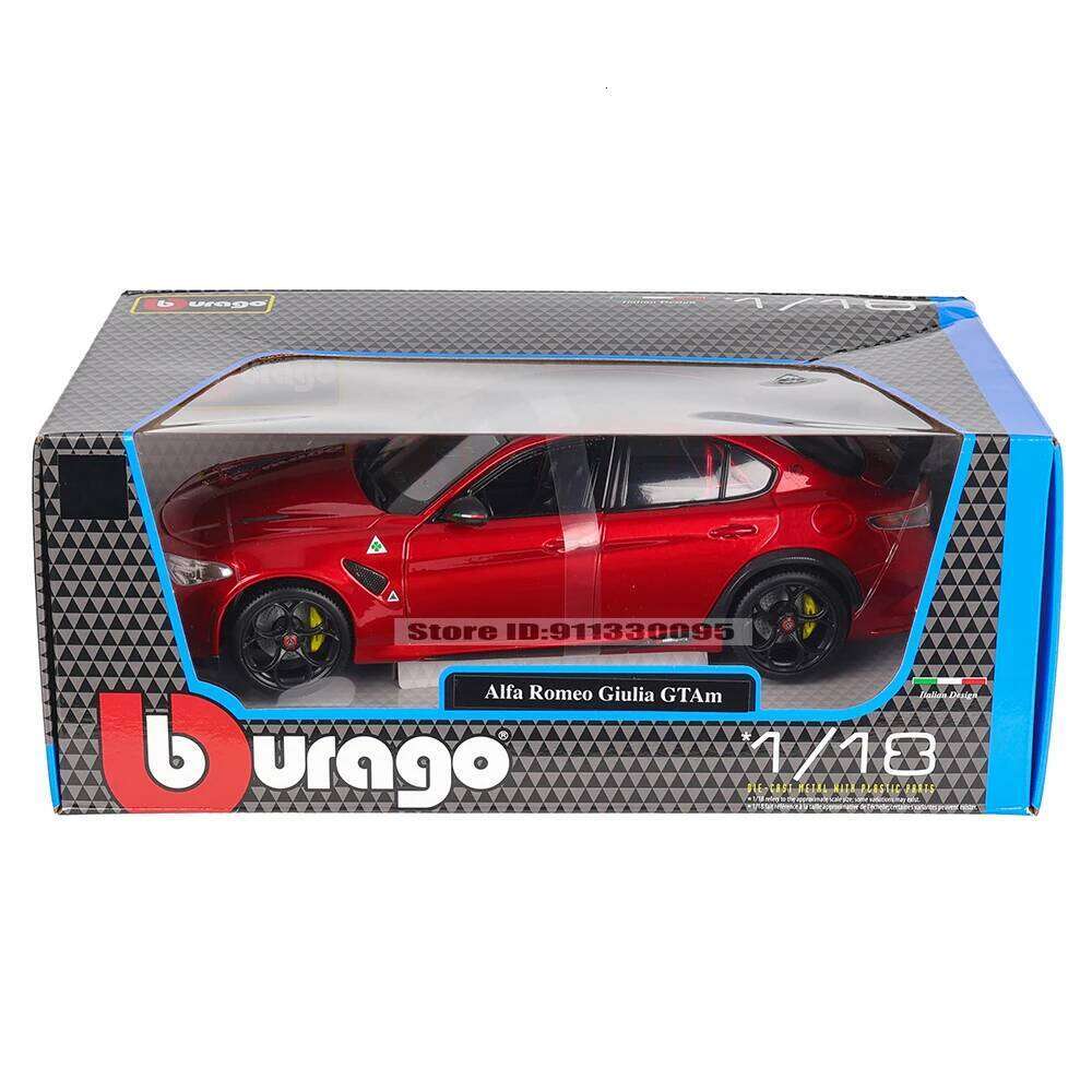 Bburago 1:18 Alfa Romeo Giulia GTAm # Coche clsico lujo aleacin 99, modelo coche fundido a presin, coleccin de jugu Z260306