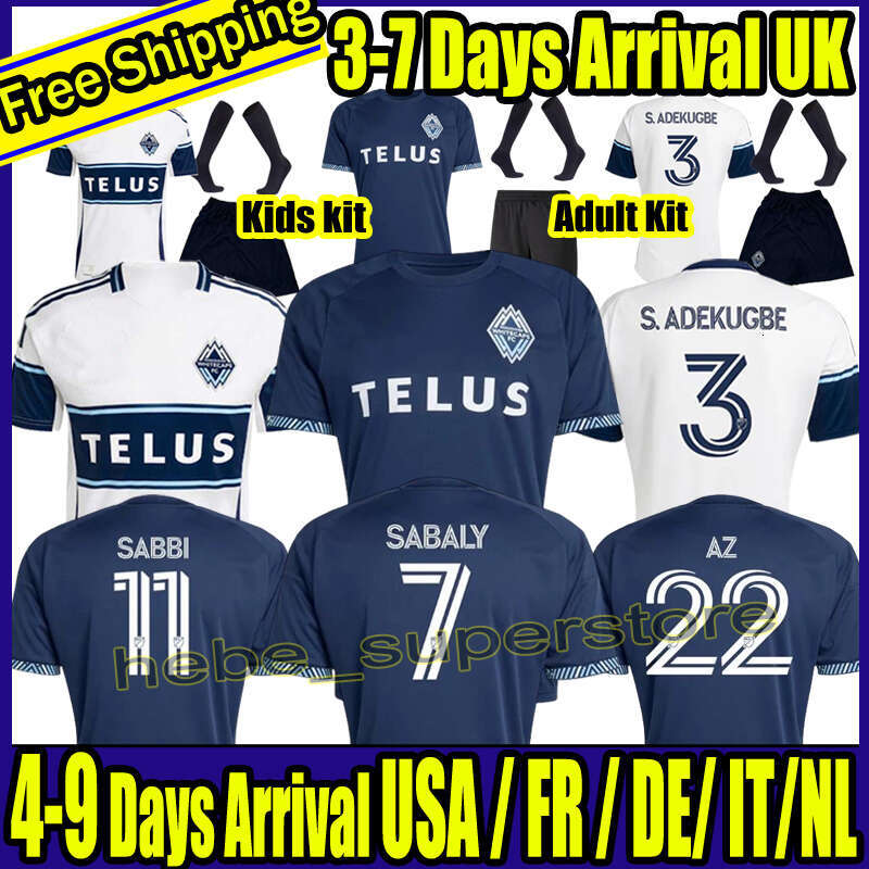 25 26 27 Vancouver Whitecaps FC soccer jerseys 2025 2026 2027 football shirts home away top thailand quality uniform adult men Kids kit United States league