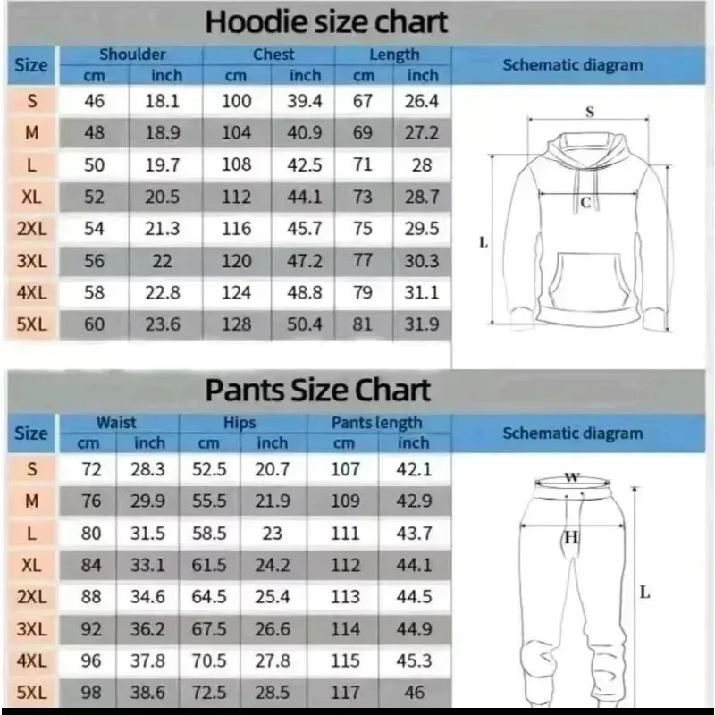 3D Printed Adult Fashion Leisure Sports Hoodie Set 260304