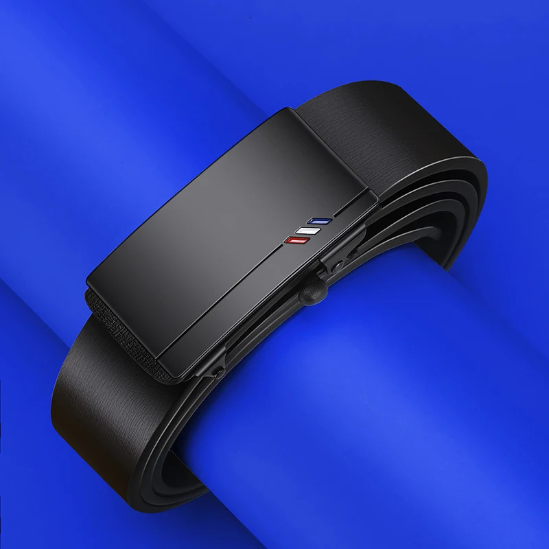 Fashionable Mens Alloy Automatic Buckle Belt With Mens Business Suit Pants Belt High-quality Casual Mens Belt 260302