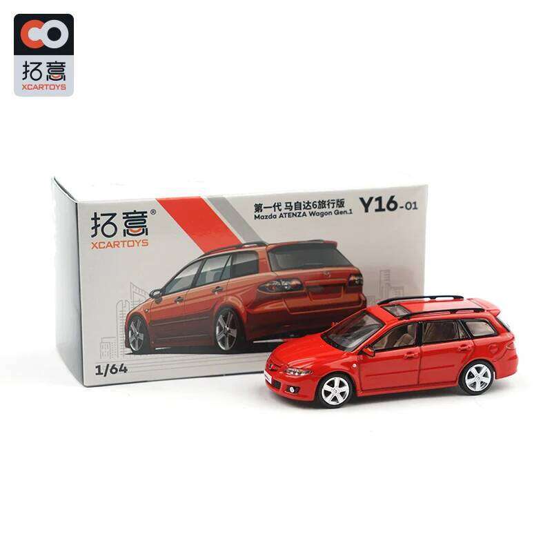 1:64 Mazda 6 ATENZA Wagon Touring-Car Diecast Alloy&Plastic Model Vehicle Z260306