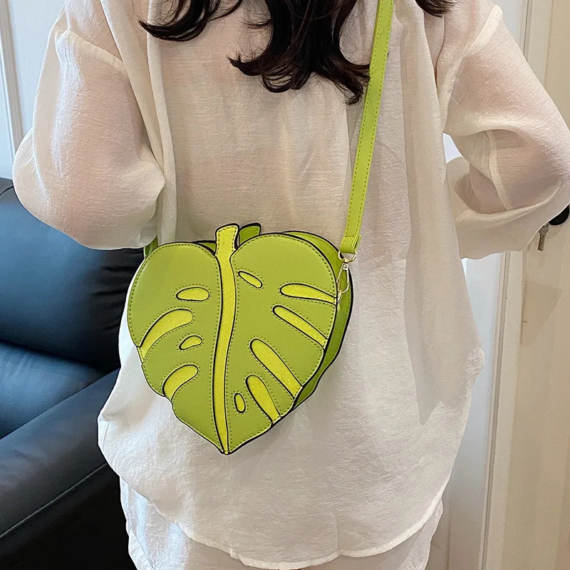Leaf Banquet Bag Creative Fashion n Multiple Colors Elegant Mini Handbag Messenger 2025 260307