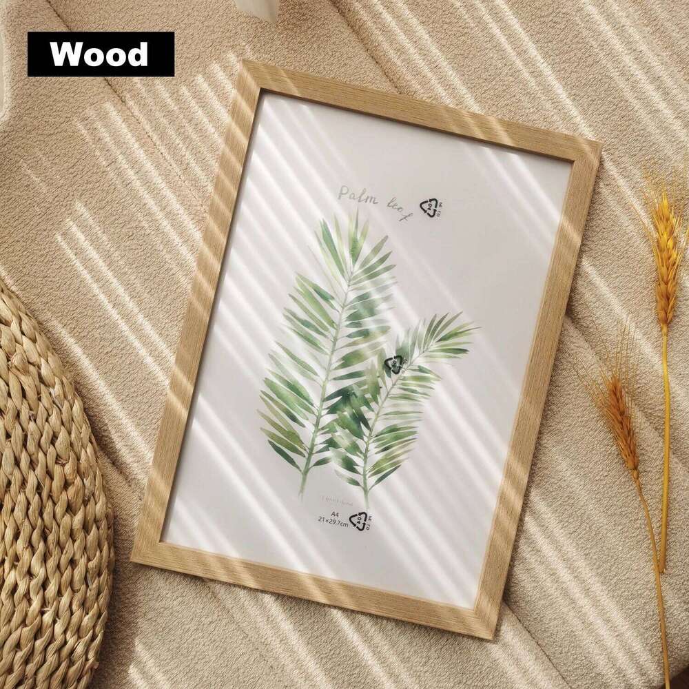 1Pc Wooden Wall Hanging or Stand 10X15 15X20 20X25cm A4 Picture Frame For Pictures Photo Decor Commemorative Gif H260306