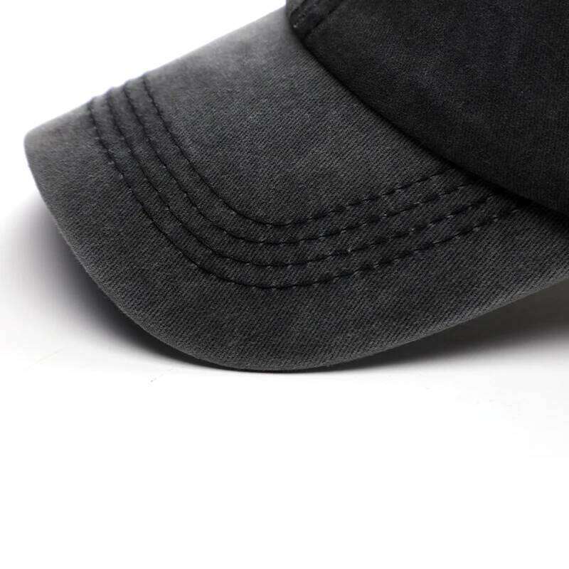 Customized baseball cap with printed logo, washed cotton duckbill cap, men's and women's personalized embroidered cultural hat Y260304