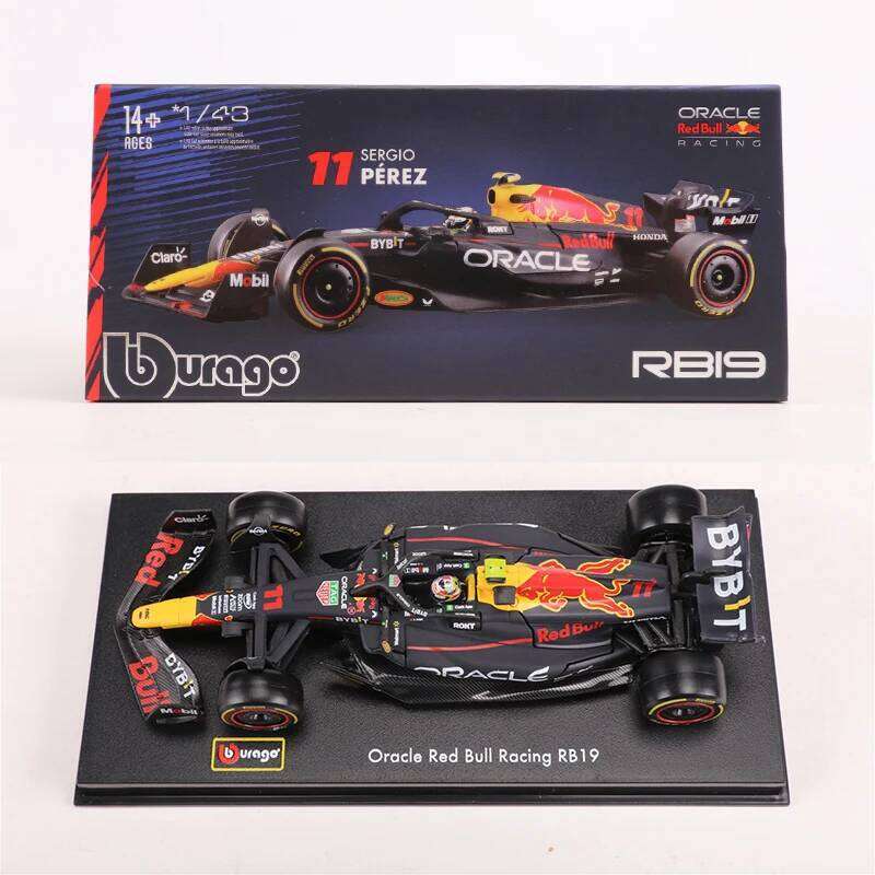 Burago 1:43 Red Bull Racing RB19 2023 NO.1 &11 Alloy Luxury Vehicle Diecast Cars Model Toy Collection Gift Z260306