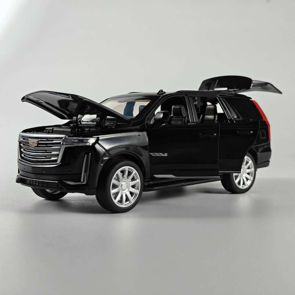 Diecast 1:32 Cadillac Escalade SUV Alloy Model Sound And Light Pull Back Toy Accessories The Car Birthday Present For Boys Z260306
