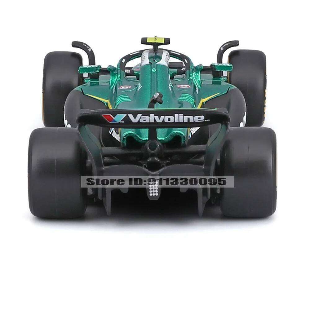 Bburago 1:43 2025 F1 Aston Martin AMR25 #18 Lance Stroll #14 Fernando Alonso Alloy Car Die Cast Model Toy Collectible Z260306