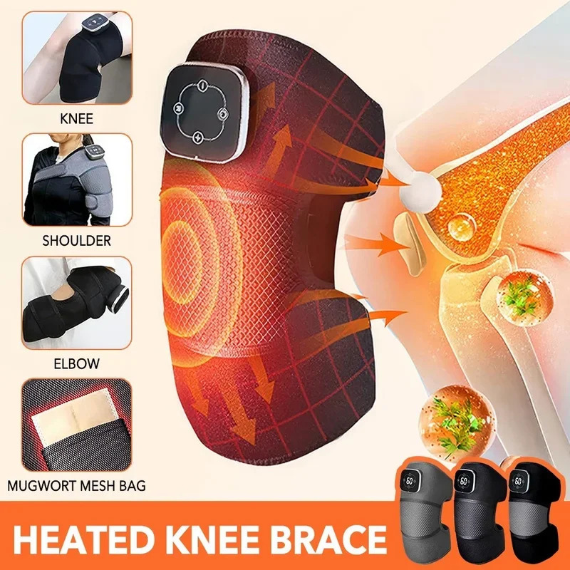 3in1 Electric Knee And Shoulder Brace Massage with Vibration Heated Therapy for Pain Relief Warmth Cold Leg Knee Support 260304