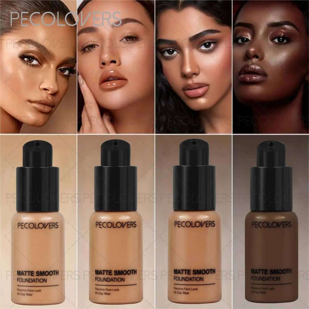 Waterproof Long-Lasting Foundation,Matte Finish,Concealer Foundation,Everyday & Special Events Makeup 26L0306