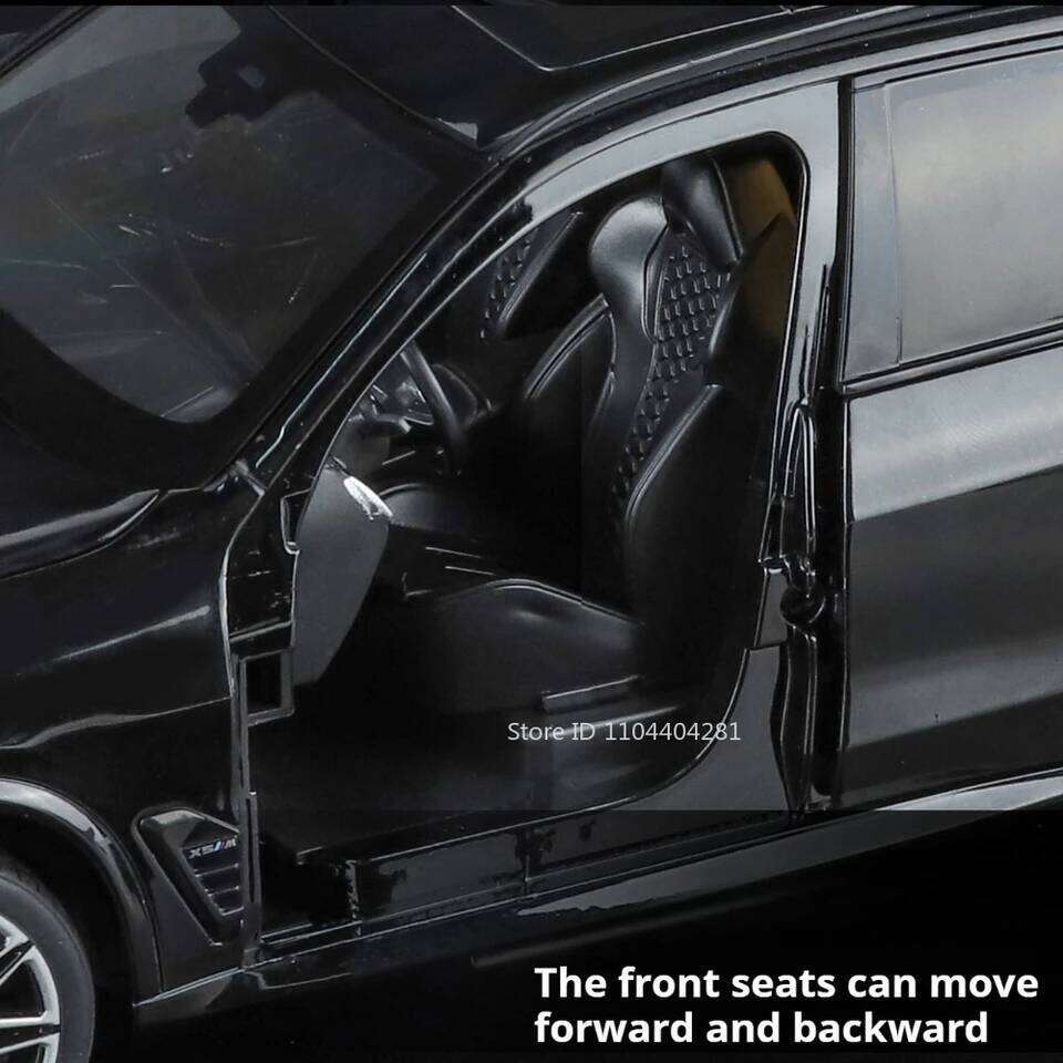 1:18 X5M Honda Accord Car Toys Alloy Diecast Models Shock Absorption Doors Opened Front Wheel Steering Vehices Desktop Ornament Z260306