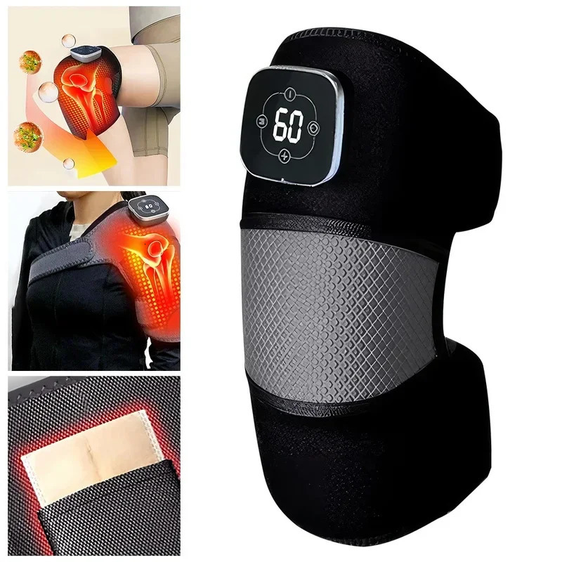 3in1 Electric Knee And Shoulder Brace Massage with Vibration Heated Therapy for Pain Relief Warmth Cold Leg Knee Support 260304