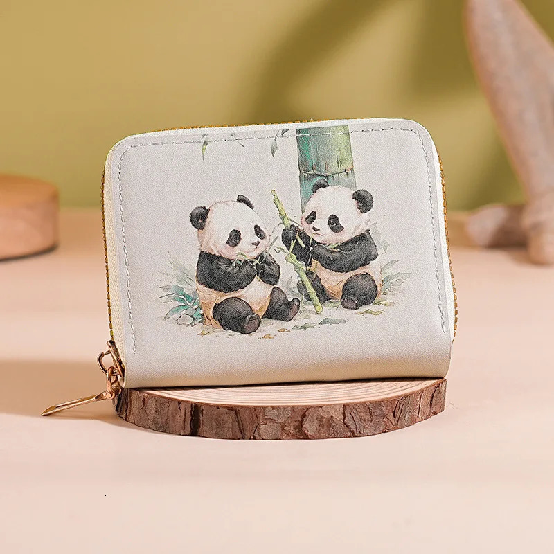 Panda cute ink drivers license protective cover multicard position card bag ID 260307