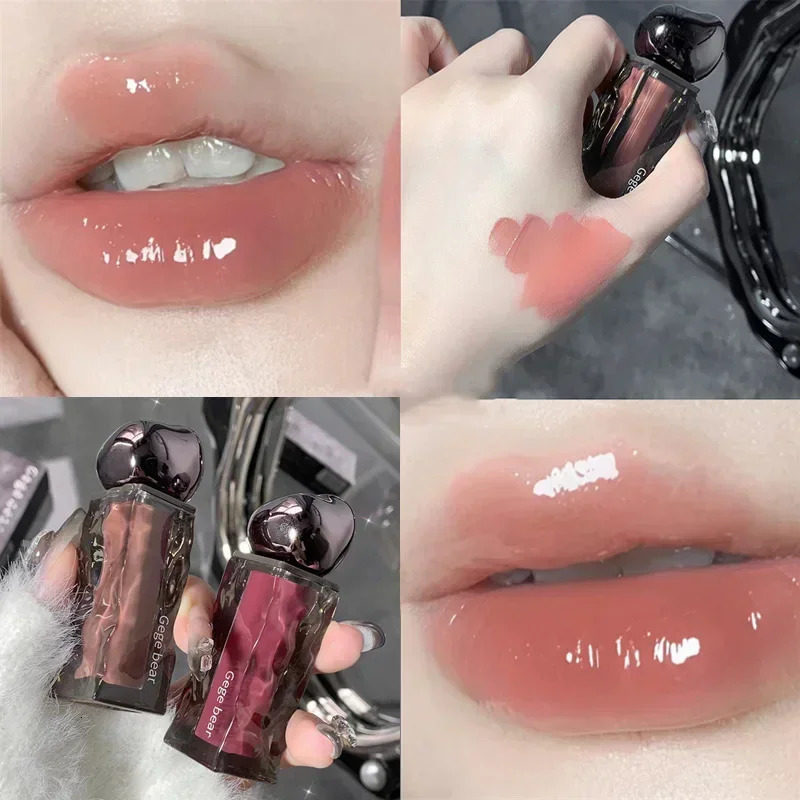 7 Colors Mirror Dyeing Lip Gloss Moisturizer Liquid Lipstick Waterproof Long Lasting Red Lip Tint Korean Natural Makeup Cosmetic 260304