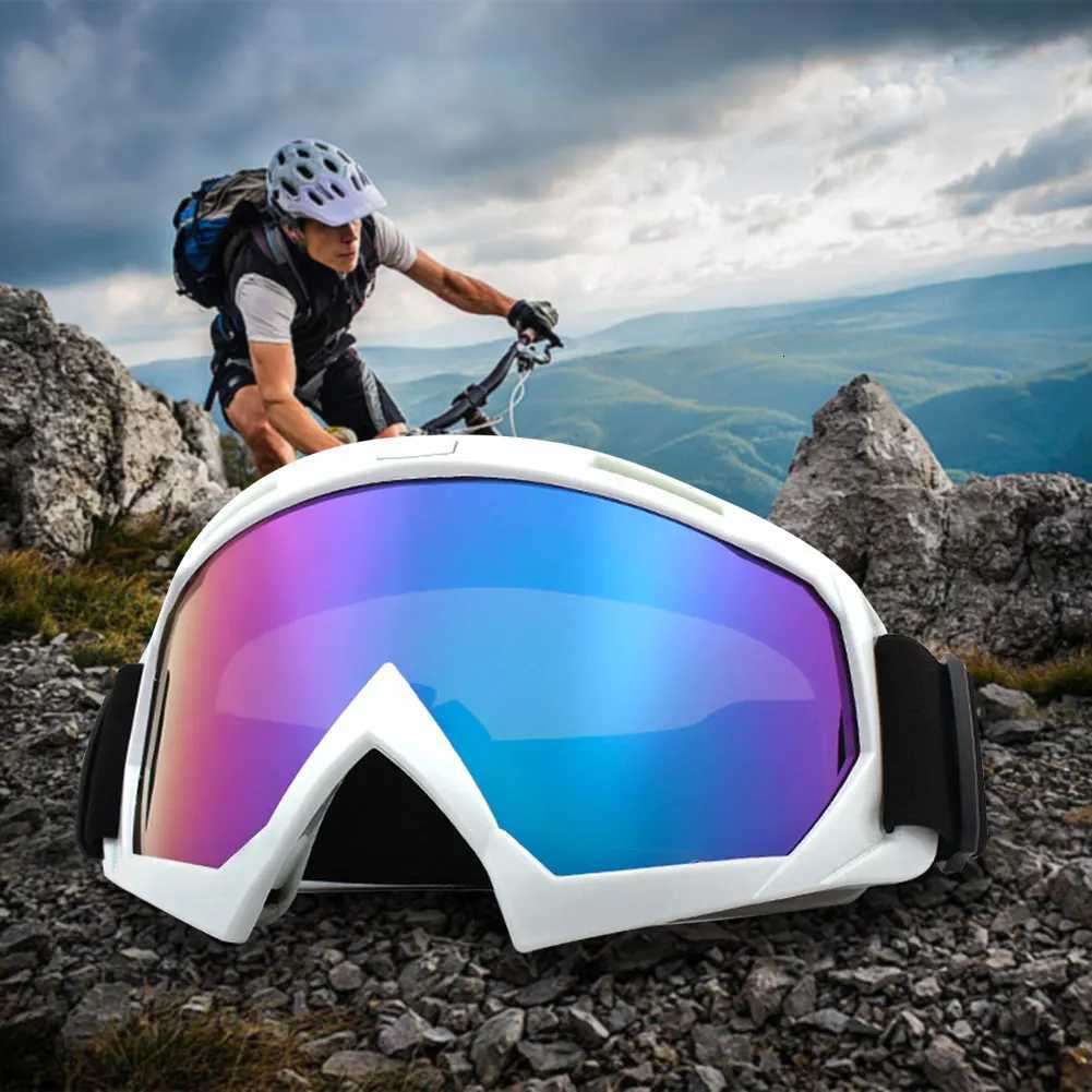 Motorcycle Glasses Windproof Ski Mask Goggle Anti-Fog Cycling Sunglasses UV Protection for Winter Outdoor Sport Accessories S260304
