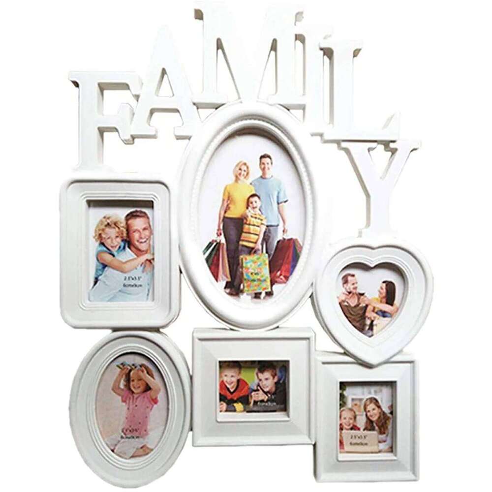 30*37cm Family Frames Wall Hanging Easy Installation Modern Minimalist Frame for Photo Picture Display Use H260306