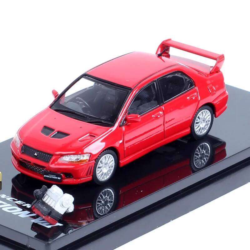 Hobby Japan 1/64 Scale Mitsubishi Lancer GSR RS Evolution EVO IX VII IV VIII Ralliart Rally Car Model Diecasts Toy Vehicles HJ64 Z260306