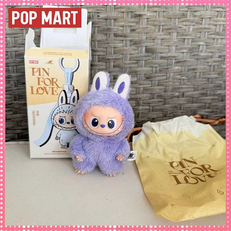 Pin for Love Labubu The Monsters Blind Box Fourth Generation Letter Embroidered Mini Doll A Cute Collectible Toy for Fans VY93 Q260307