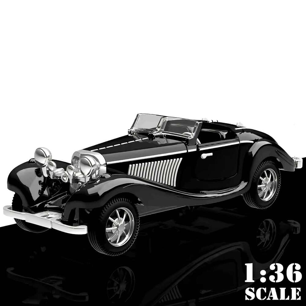 1:36 Alloy Mini Stylish Car Model with Open Doors and Pullback Action, Durable Plastic/Metal No Battery Needs - Ideal Gift Z260306
