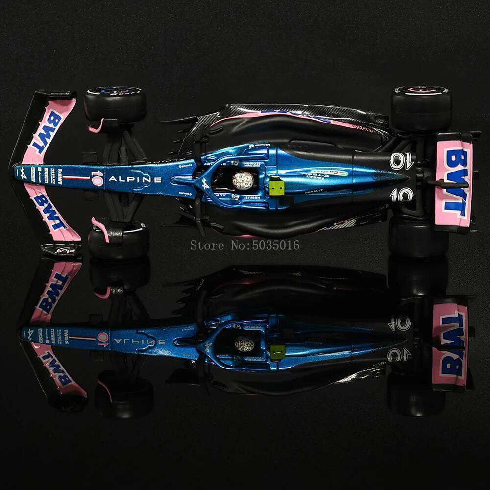 Bburago 1:43 Alpine F1 Team 2023 A523 10# Pierre Gasly 31# Esteban Ocon alloy car model toy series collection gift Die cast Z260307