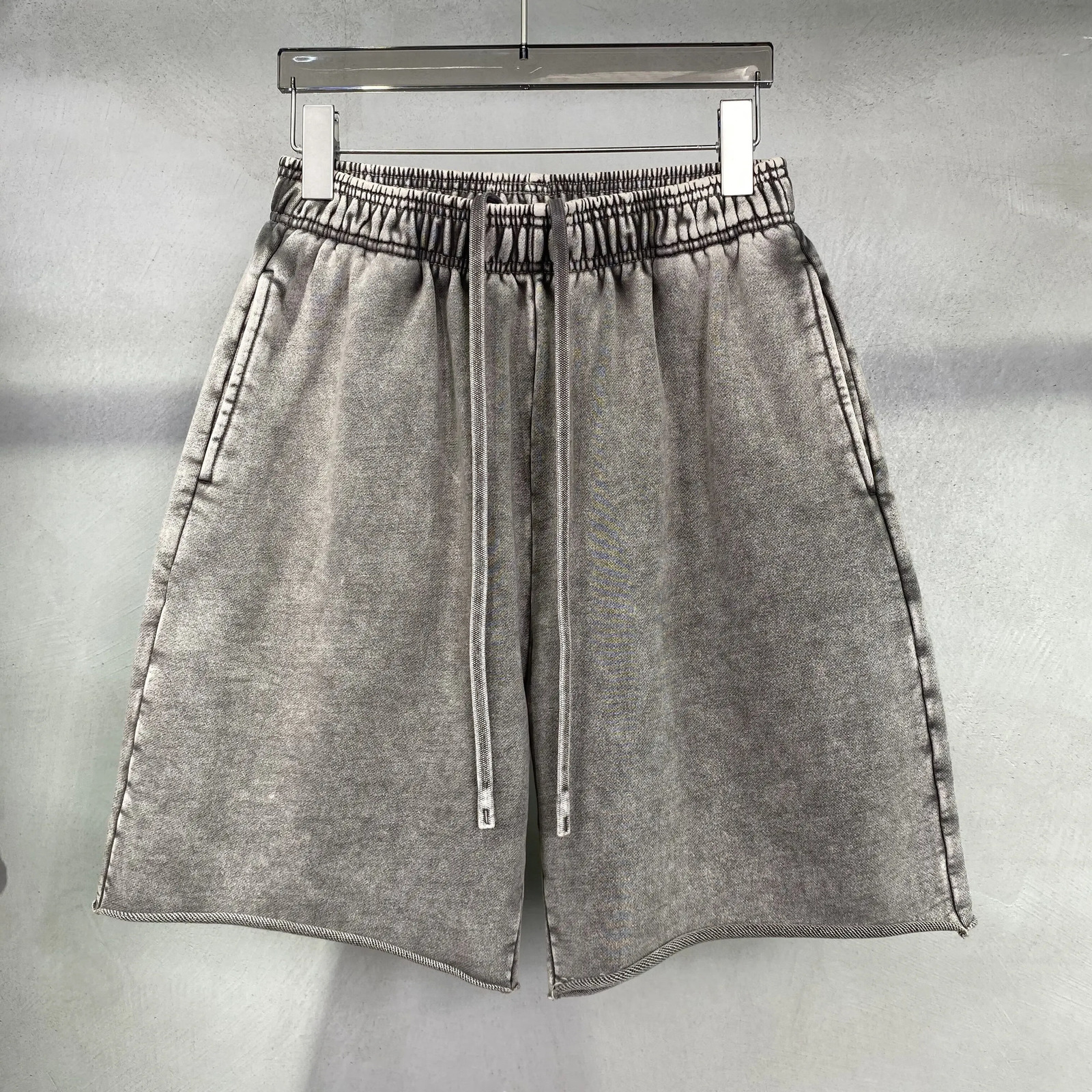 Vintage Washed Shorts For Men Casual Retro Women Baggy Pants Mens Clothing Summer Y2k Unisex Goth Streetwear Male Clothes 260306