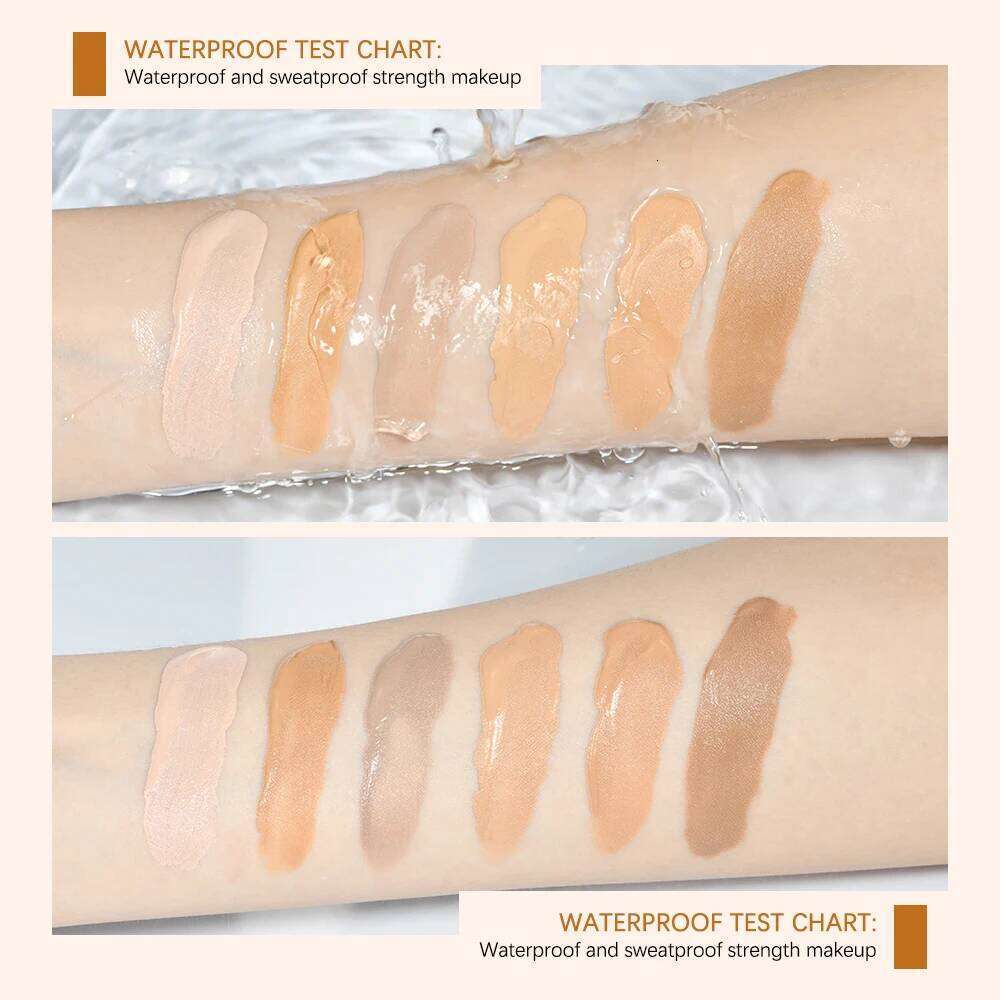 Liquid Concealer Face Naturally Matte Oil-Control Waterproof Foundation 30Ml 6 Colors Optional Cosmetic 26L0306