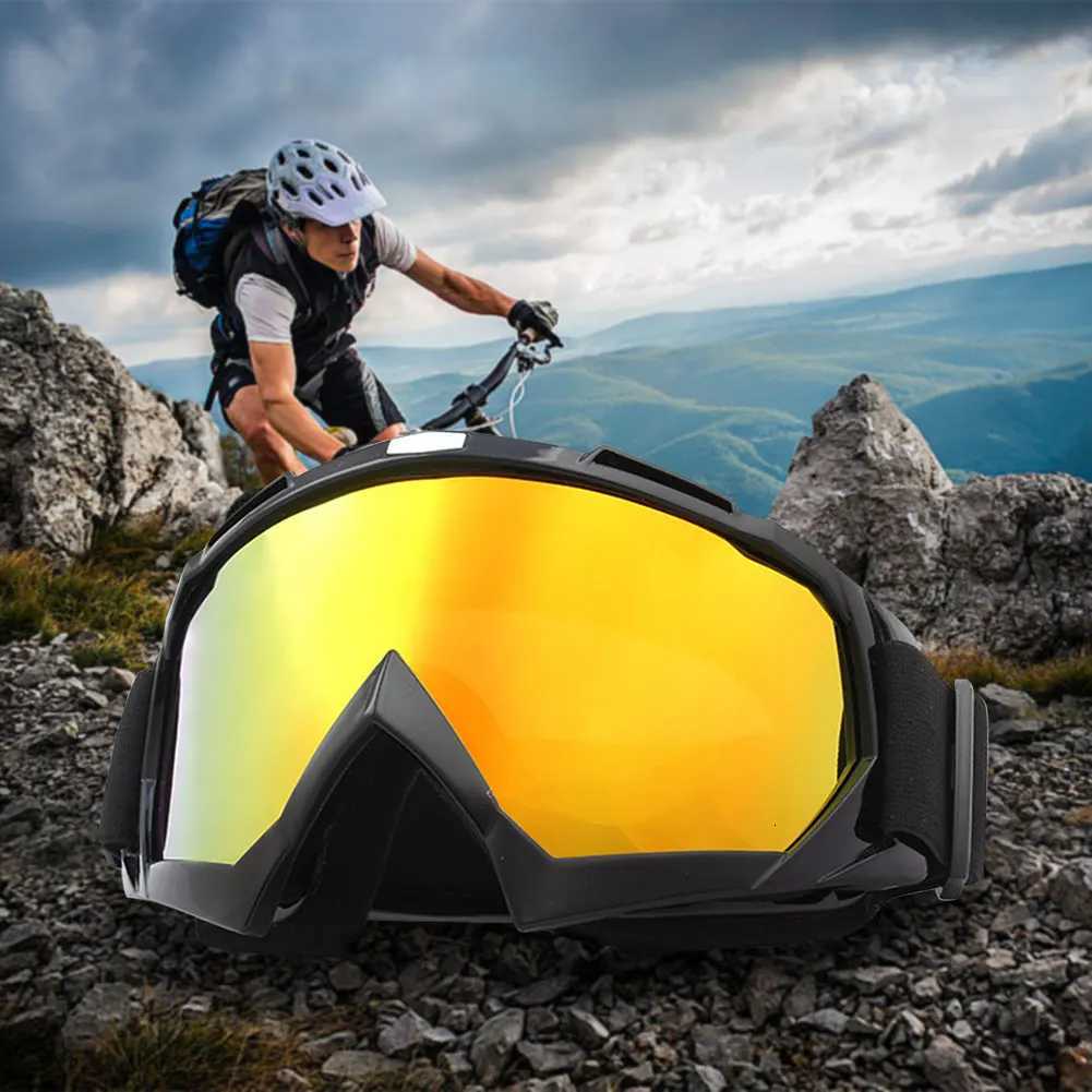 Motorcycle Glasses Windproof Cycling Sunglasses Anti-Fog Protective Goggles UV Protection for Winter Outdoor Sport Accessories S260304