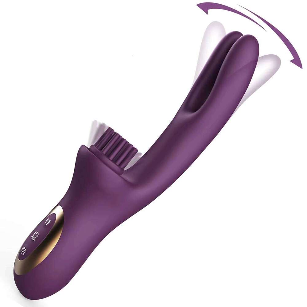 3 IN 1 Come-Hither Clitoral Tickling Rabbit Vibrator 10 Vibration Women Sex Toys for G Spot Clit Nipple Stimulation Masturbation 26L0305