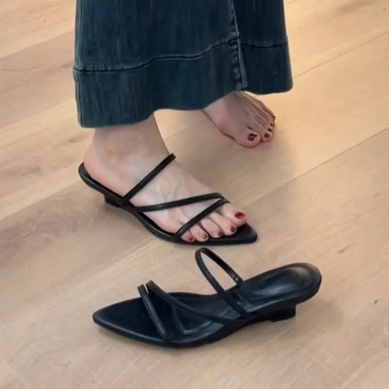 selling Slippers Women Wedges Sandals High Heels Shoes Summer Sexy Beach Shoes Casual Flip Flops Slides Woman 260306