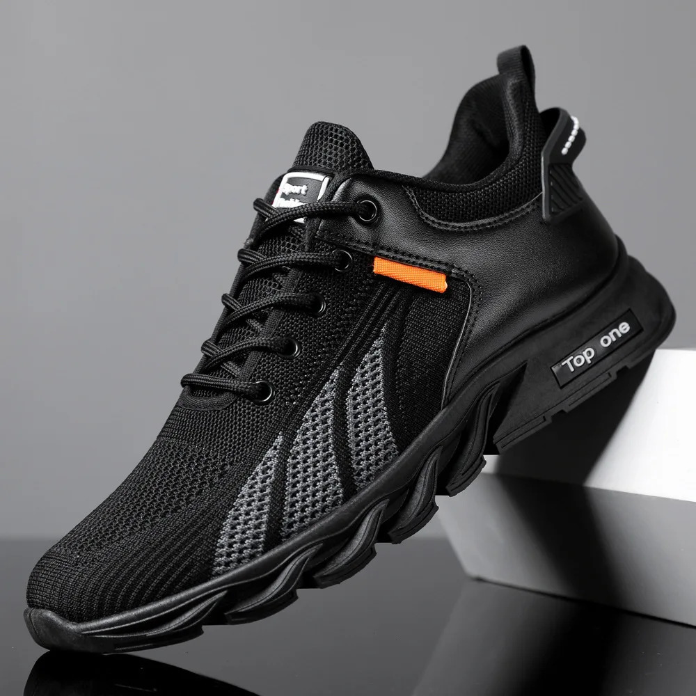 Fashion Men Sneakers Mesh Casual Shoes Lac-up Men Shoes Lightweight Vulcanize Shoes Walking Sneakers Zapatillas Hombre 260228